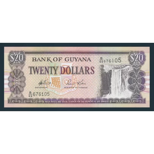 Guyana 20 Dollars 1996